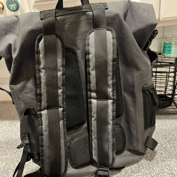 RVCA Charcoal Roll-Top Backpack - Picture 2 of 8